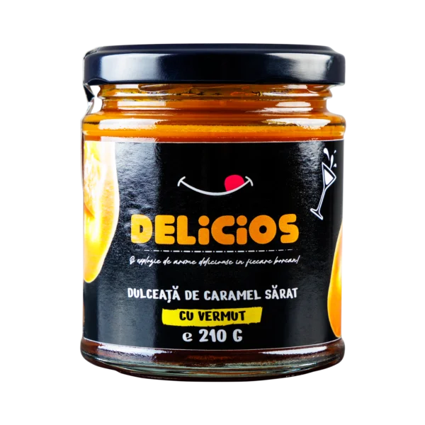 Dulceață de Caramel Sărat cu Vermut, Gusturi Rafinante și Delicate 210g